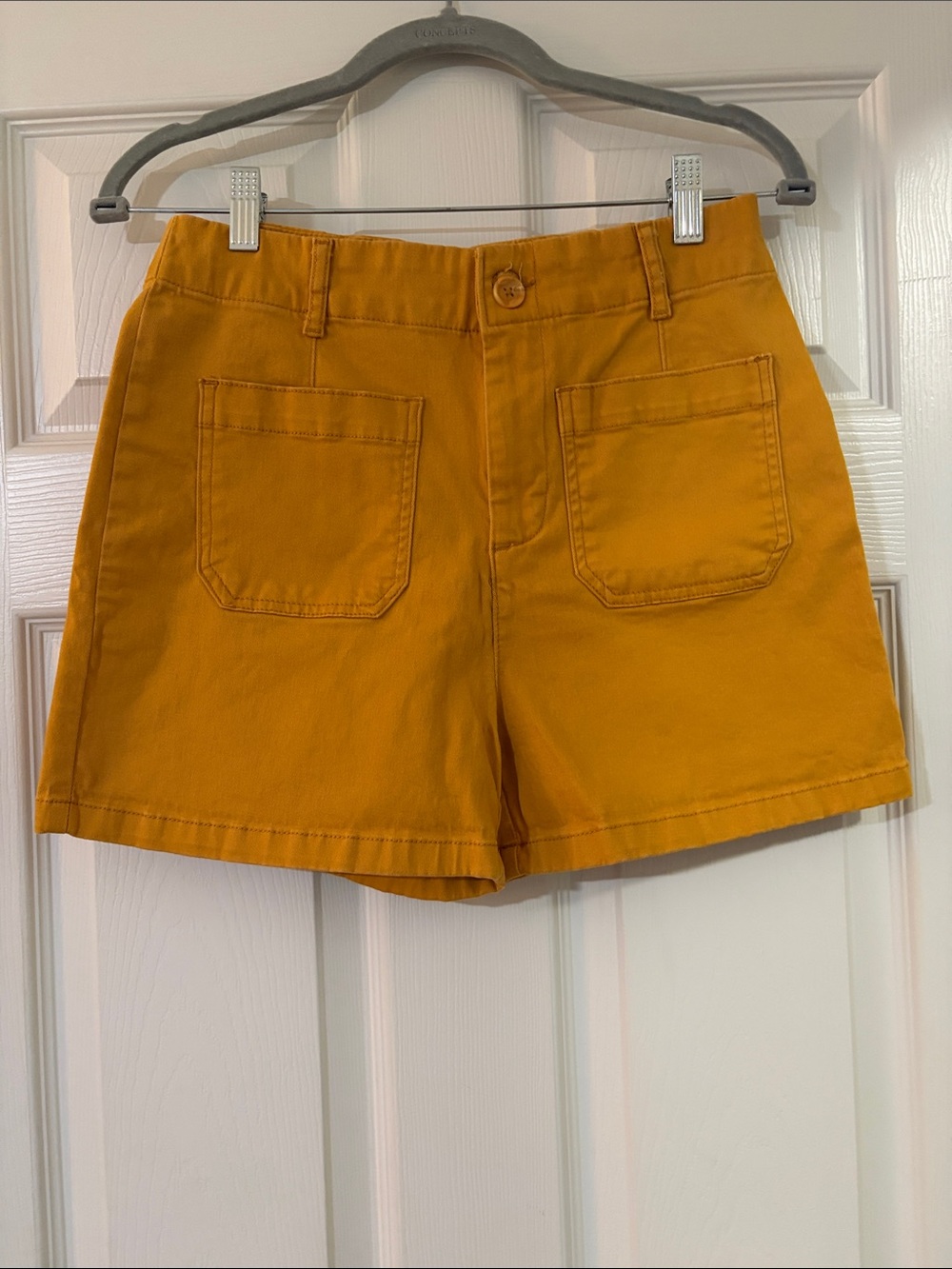 bagatelle Mustard YellowHigh-Waist Shorts Size 8